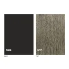 Transformer Table in Wood and Steel Made in Italy - Demetro Viadurini