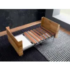 Transformable Coffee Table in Solid Wood Made in Italy - Trabucco Viadurini