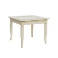Living room coffee table with glass upholstered noticeboard Made in Italy - Demetra