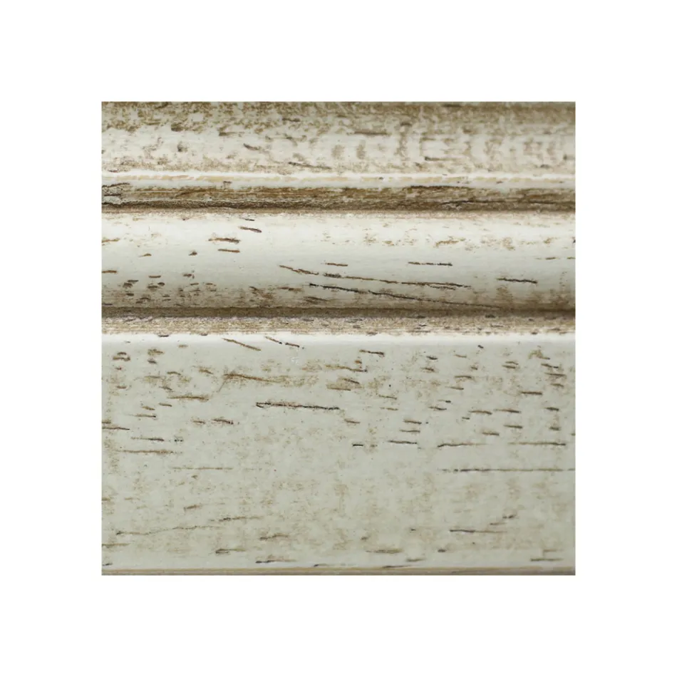 Living room coffee table with glass upholstered noticeboard Made in Italy - Demetra Viadurini