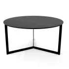Coffee Table in Steel and Porcelain Stoneware Made in Italy - Aspira Viadurini