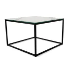 Stoneware and Steel Coffee Table Made in Italy - Birba Viadurini
