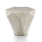 Living Room Coffee Table Entirely in Fossil Stone Different Finishes - Air Viadurini
