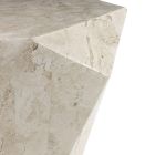 Living Room Coffee Table Entirely in Fossil Stone Different Finishes - Air Viadurini