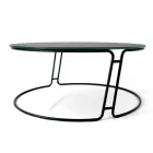 Coffee Table Round Top and Base Made in Italy - Tullia Viadurini