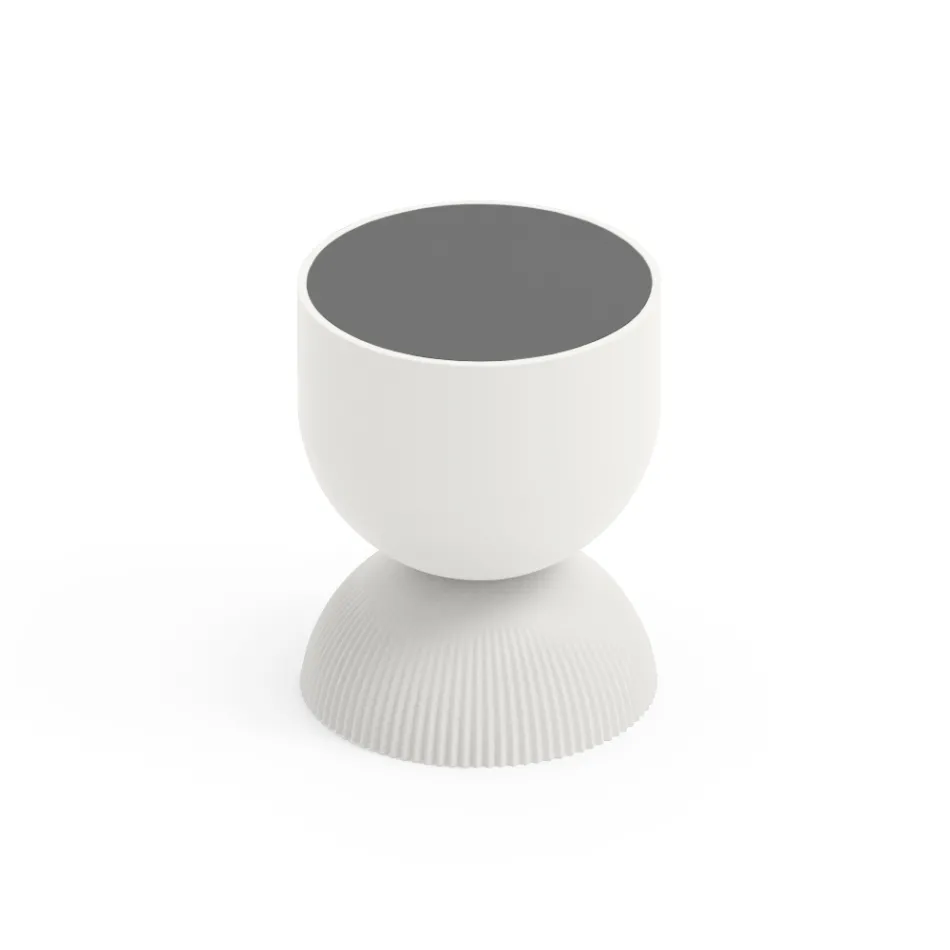 Living Room Coffee Table Made of Polyethylene of Different Colors - Loopy Viadurini