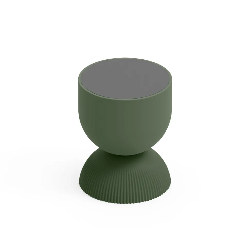 Living Room Coffee Table Made of Polyethylene of Different Colors - Loopy Viadurini