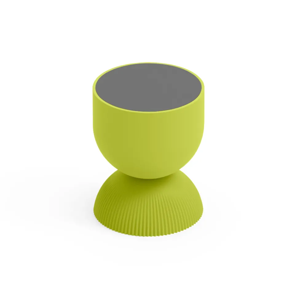 Living Room Coffee Table Made of Polyethylene of Different Colors - Loopy Viadurini