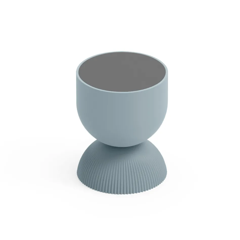 Living Room Coffee Table Made of Polyethylene of Different Colors - Loopy Viadurini