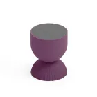 Living Room Coffee Table Made of Polyethylene of Different Colors - Loopy Viadurini