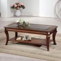 Rectangular Living Room Coffee Table with Glass Top Made in Italy - Gaol