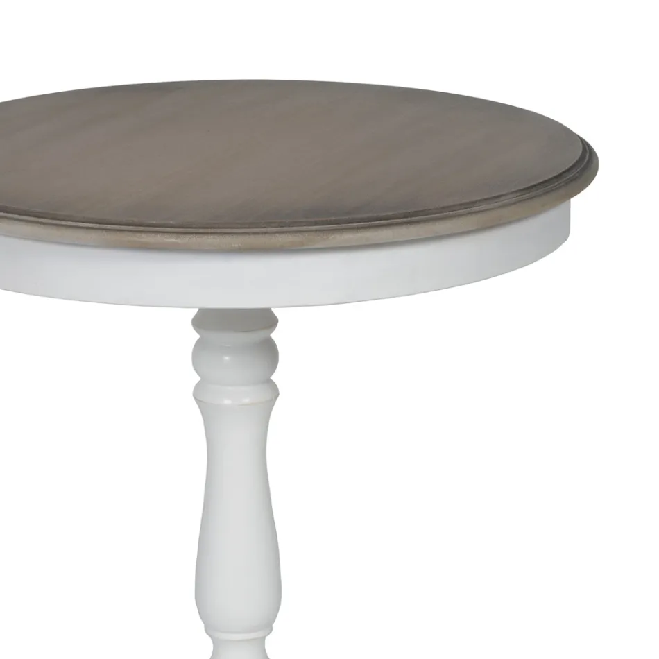 Round Living Room Coffee Table in Different Finishes Made in Italy - Eracle Viadurini