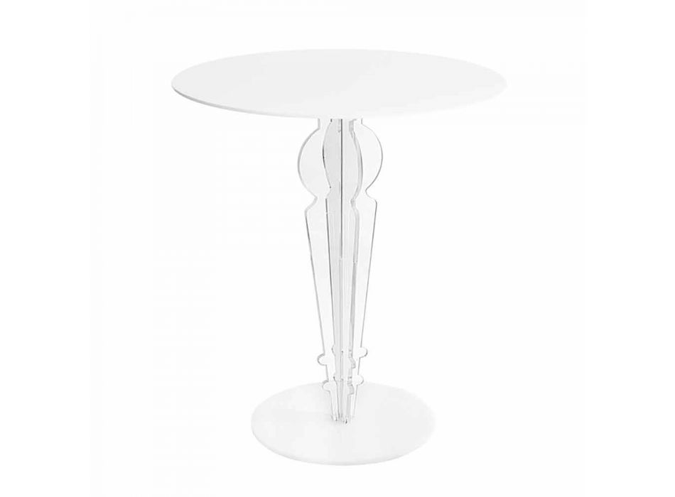 Classic design coffee table, in H 64cm acrylic glass, Cles Viadurini