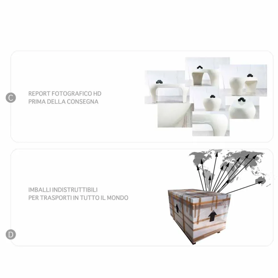 Design coffee table in Adamantx® Pillow Made in Italy Viadurini