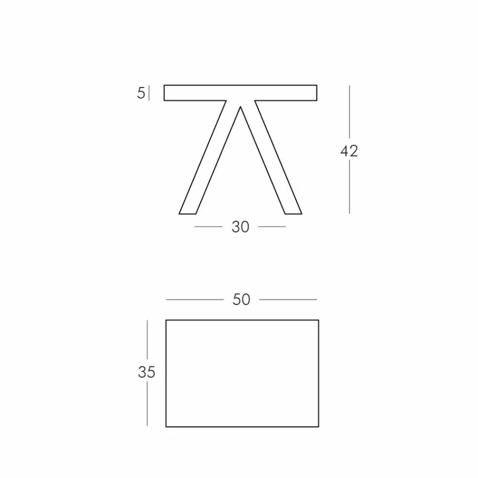 Slide Toy indoor colored geometric coffee table made in Italy Viadurini
