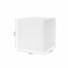 Colored Illuminated Coffee Table of Modern Design with Choice of Attachment - Dadostar Viadurini