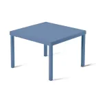 Stackable Garden Coffee Table in Galvanized Steel Made in Italy - Aberdeen Viadurini