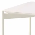 Modern Design Square Ceramic and Metal Coffee Table - Porcupine Viadurini