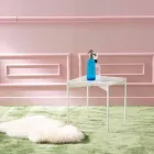 Modern Design Square Ceramic and Metal Coffee Table - Porcupine Viadurini