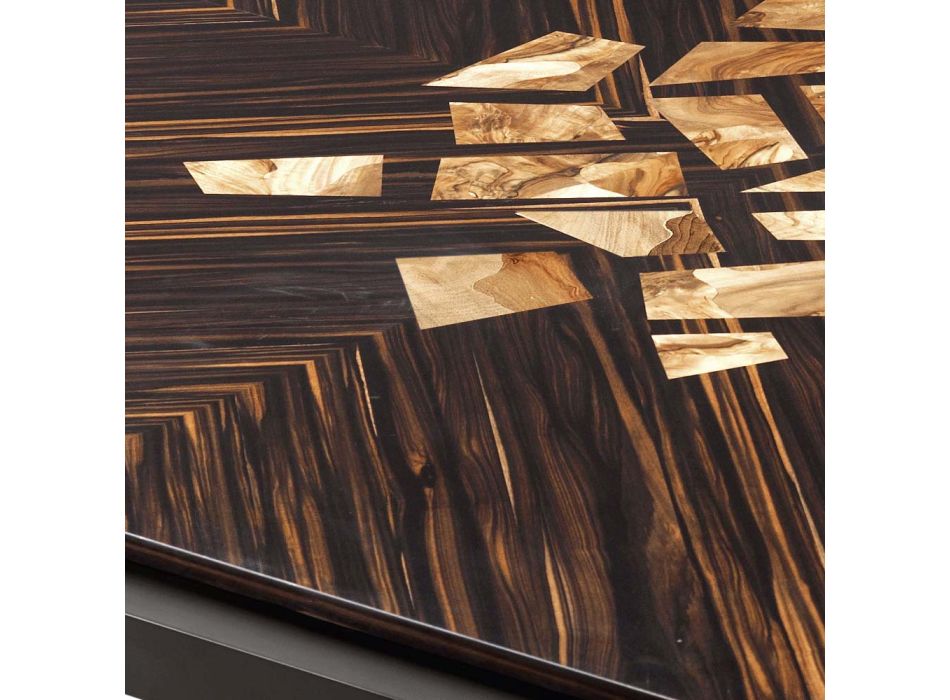 Grilli Zarafa modern design solid wood coffee table made in Italy Viadurini