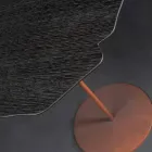 Table in the modern stained oak mocha Andy Viadurini