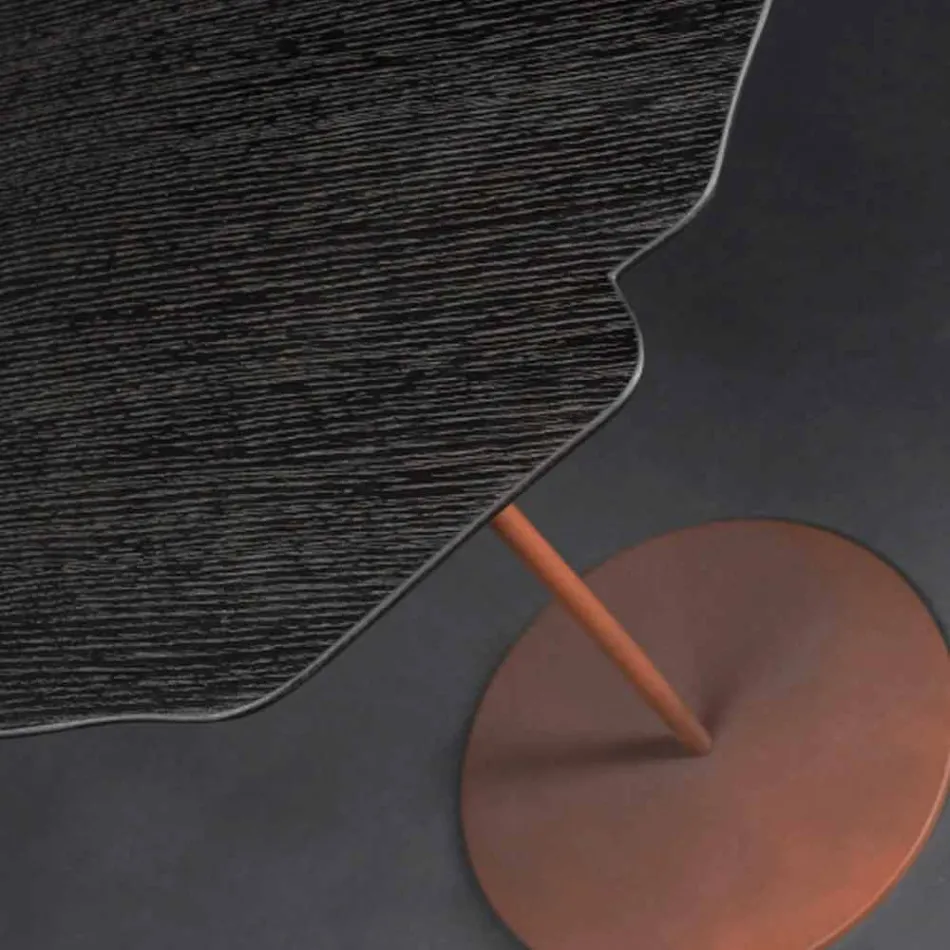 Table in the modern stained oak mocha Andy Viadurini