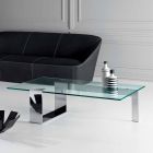 Modern Design Extralight Glass Coffee Table Made in Italy - Scoby Viadurini