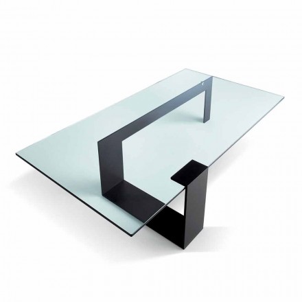 Modern Design Extralight Glass Coffee Table Made in Italy - Scoby Viadurini