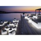Outdoor Luminous Coffee Table with LED Light and Hpl Top Made in Italy - Belida Viadurini