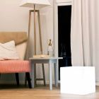Bright Square Modern Design Colored Plastic Coffee Table - Dadostar Viadurini