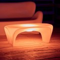RGB Luminous Coffee Table for Outdoor or Indoor Design in Plastic - Lily by Myyour