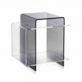 Modern design side table with 3 shelves Gosto, made in Italy