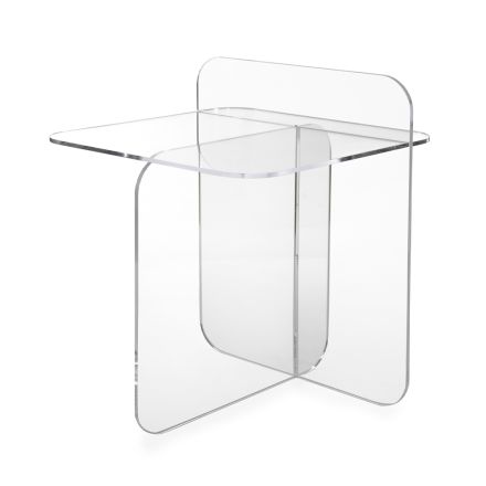 Modern Plexiglass Living Room Coffee Table Made in Italy - Ariel Viadurini