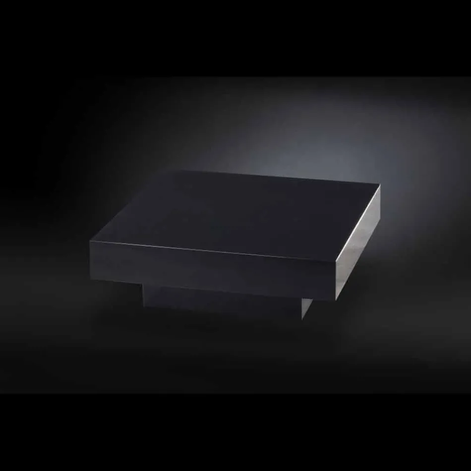 Contemporary wooden coffee table covered in methacrylate Loft Cadeau Viadurini