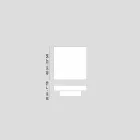 Contemporary wooden coffee table covered in methacrylate Loft Cadeau Viadurini