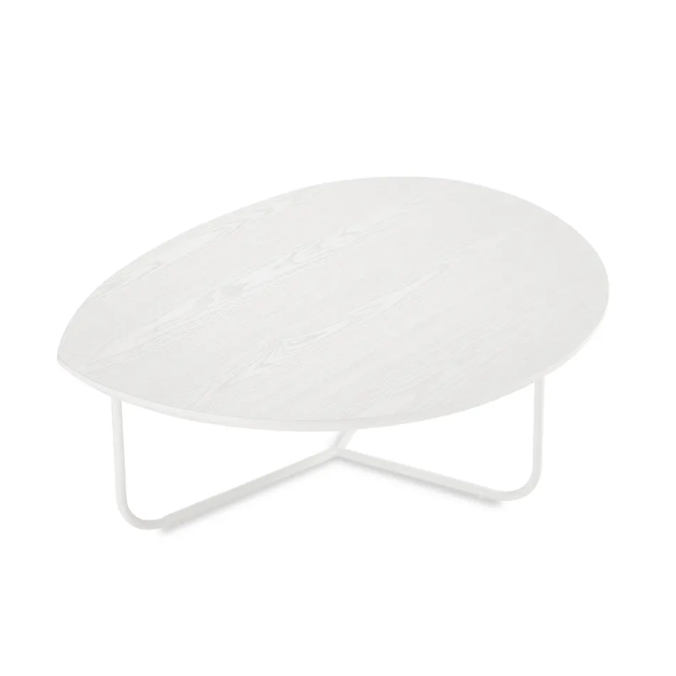 Relia - Modern Coffee Table in MDF and Painted Metal in Various Finishes Viadurini