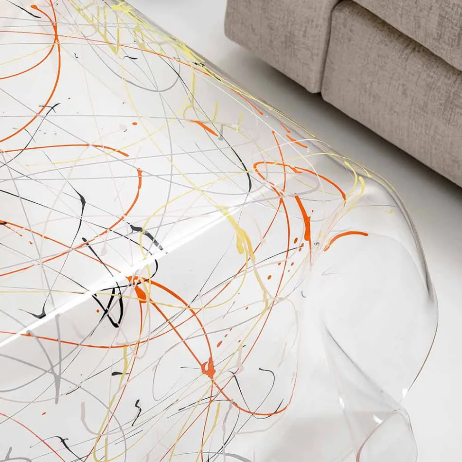 Modern plexiglass coffee table made in Italy, Asia Viadurini