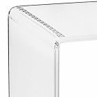 Contemporary plexyglass coffee table L50 x H76 x P40 cm Aza, made in Italy Viadurini
