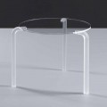 Round coffee table Armando, modern design, height 42 cm 