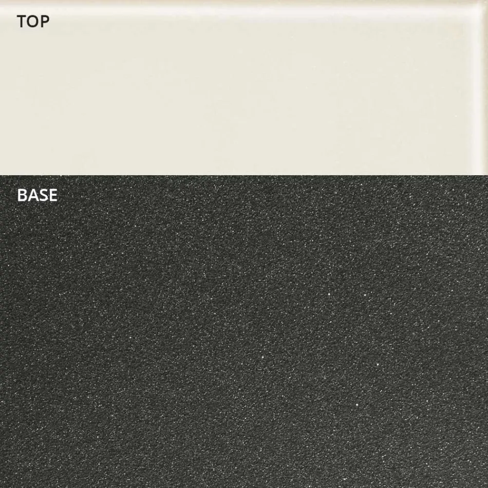 Boat Design Oval Coffee Table Metal and Etched Glass - Embarkation Viadurini