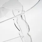 Ilaria - Transparent Plexiglass Oval Coffee Table Made in Italy Viadurini