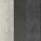 Oval Living Room Metal Coffee Table and Two-Tone Ceramic Top - Comacchio Viadurini