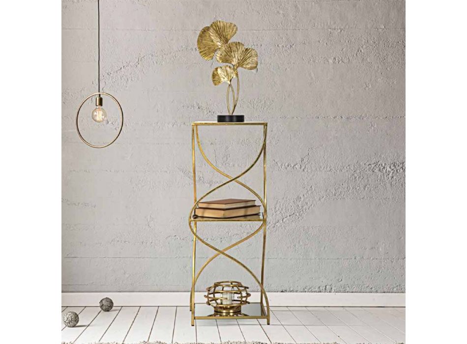 MDF Iron Telephone Table and Modern Design Mirror