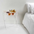 Modern design side table made of transparent plexiglass Olivia