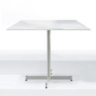 Square Outdoor Coffee Table with Steel Base Made in Italy - Armony Viadurini