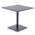 Square Outdoor Coffee Table with Aluminum Base Made in Italy - Nymeria