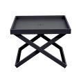 Square Aluminum Outdoor Coffee Table with Removable Tray - Vander