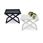 Square Aluminum Outdoor Coffee Table with Removable Tray - Vander Viadurini