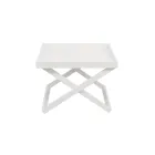 Square Aluminum Outdoor Coffee Table with Removable Tray - Vander Viadurini