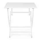 Square Folding Outdoor Coffee Table in Painted Aluminum - Hunt Viadurini
